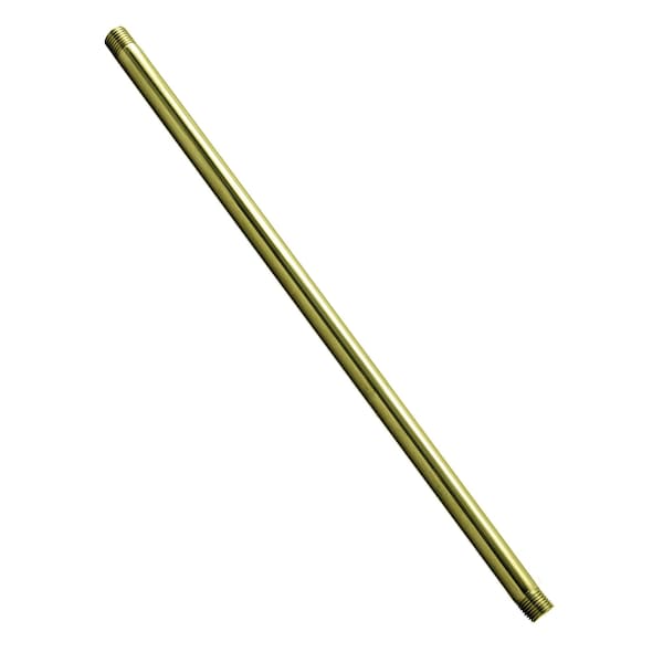 Westbrass 1/2" x 36" IPS pipe nipple in Polished brass D12136-03 - main